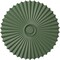 Ekena Millwork Shakuras Ceiling Medallion (For Canopies up to 5 3/4"), Hand-Painted Athenian Green, 33 7/8"OD x 2"P CM34SHAGF - alternate 1